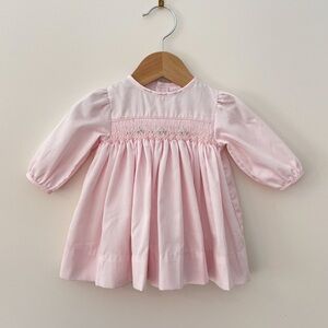 PETIT AMI EUC Hand Smocked Soft Pink Spring Heirloom Dress